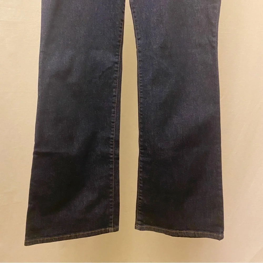 Lauren Ralph Lauren Sz 14 Mid Rise Boot Cut Jeans Women’s Dark Wash Stretch
